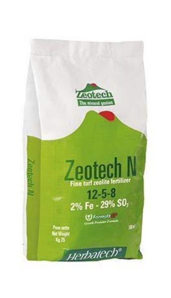 Picture of Zeotech N Fertiliser |Zeolite grassland fertiliser |NPK 12-5-8 +2Fe|25kg|